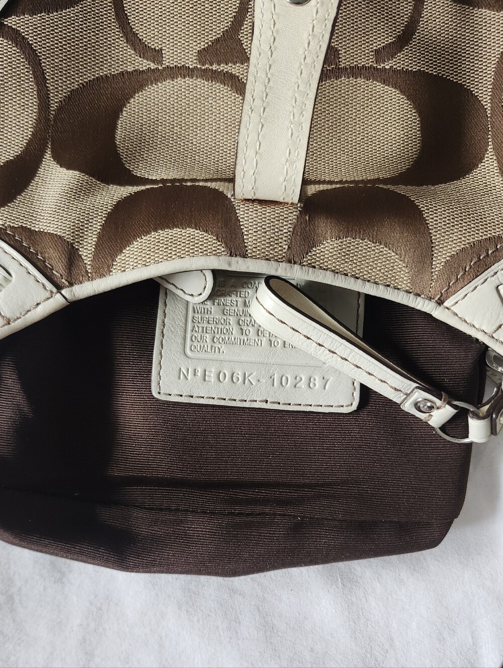 Vintage Coach Signature Python Mini Hobo Bag - Picture 13 of 15